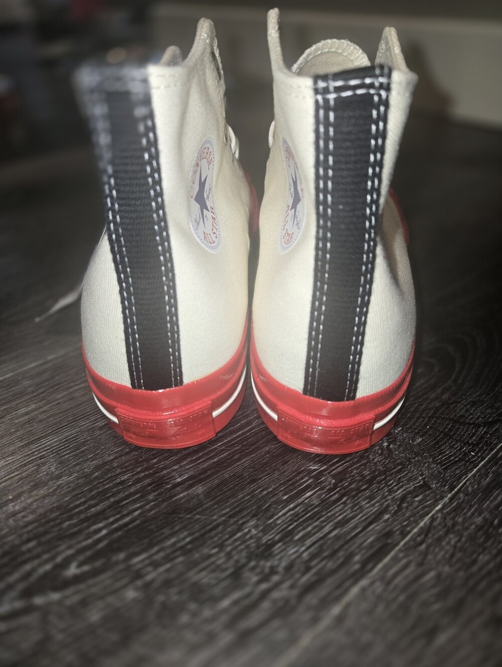 NWT Converse x Comme des Garcons PLAY Chuck 70 Hi: Men’s 8 / Women’s 10 - Picture 4 of 10